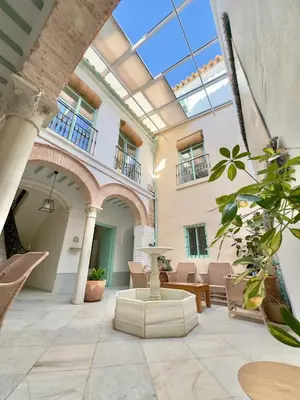 Un patio o zona al aire libre en DS Palacio de la Luna
