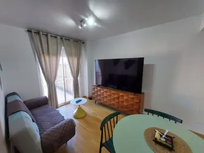 Zona de estar de Apartamento CentroLinares Con Parking