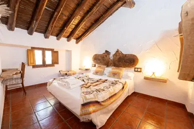 Cama o camas de una habitación en Cortijo Wenceslao II