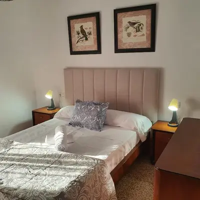 Cama o camas de una habitación en Apartamento en San José - Rinconada II