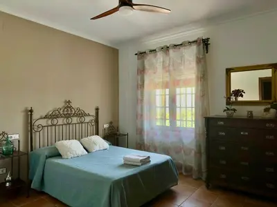 Cama o camas de una habitación en Casa rural El Arado