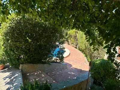Jardín al aire libre en Casa rural El Arado