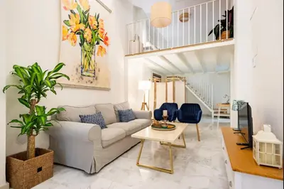Zona de estar de Loft en Centro de Sevilla con Parking gratis