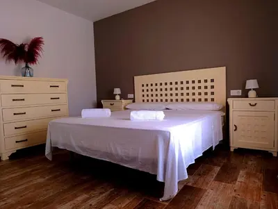 Cama o camas de una habitación en Tu Casita Rural