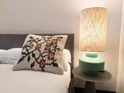 Cama o camas de una habitación en Miisterhost Pasaje Mallol Tranquilo, acogedor y céntrico Apartamento