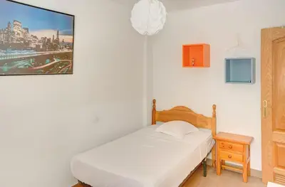 Cama o camas de una habitación en Apartamento amplio