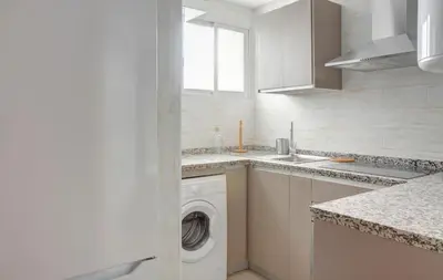 Una cocina o zona de cocina en Apartamento amplio