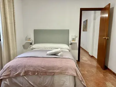 Cama o camas de una habitación en Casa Leví