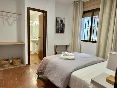 Cama o camas de una habitación en Casa Leví
