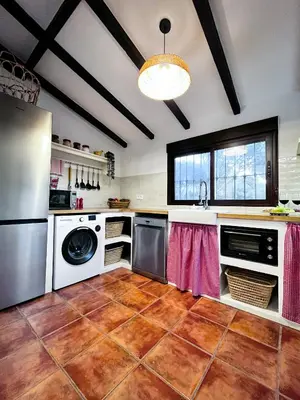 Una cocina o zona de cocina en Alojamiento Rural Viña El Labrador