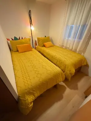 Cama o camas de una habitación en Nómada, Casa Cerca de Sevilla