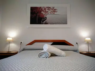 Cama o camas de una habitación en Apartamento Premium, Relax & Confort - Parking Gratis