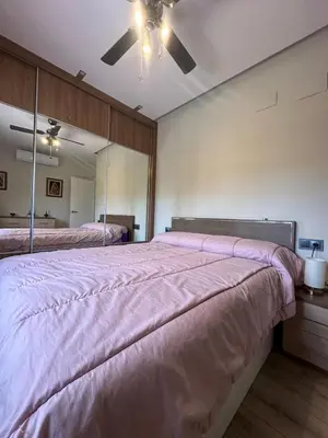 Cama o camas de una habitación en Chalet independiente en zona residencial rural con piscina privada