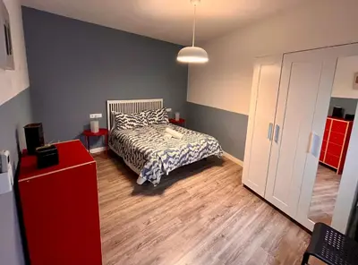 Cama o camas de una habitación en Apart Medina Al-zahra