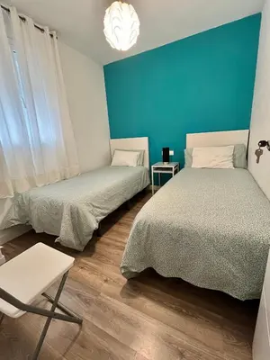 Cama o camas de una habitación en Apart Medina Al-zahra