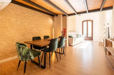 Zona de estar de Berenguela Penthouse - Terraza y piscina privadas