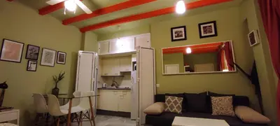 Una cocina o zona de cocina en Centro histórico Metropol Wifi