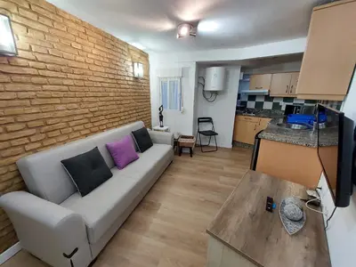Una cocina o zona de cocina en Santa Catalina Center Apartment