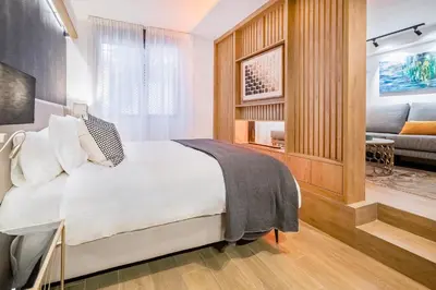 Cama o camas de una habitación en BHost - La Sacristía