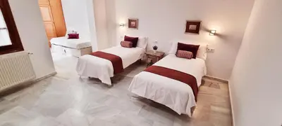 Cama o camas de una habitación en Vivienda con fines turísticos 
