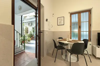Zona de estar de Modern spacious apartment central of Seville