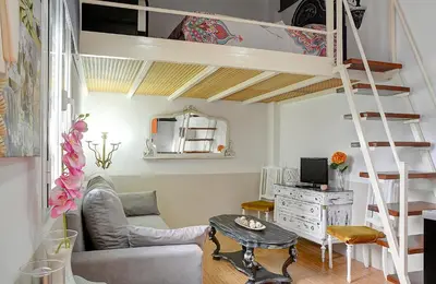 Una cocina o zona de cocina en Magical Studio in the Center Feijoo