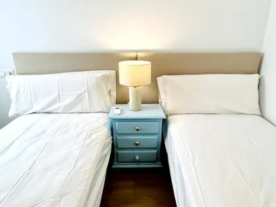 Cama o camas de una habitación en El capricho de Córdoba