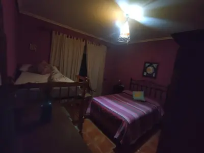 Cama o camas de una habitación en Villa Los Naranjos