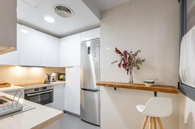 Una cocina o zona de cocina en Alma de San Bernardo
