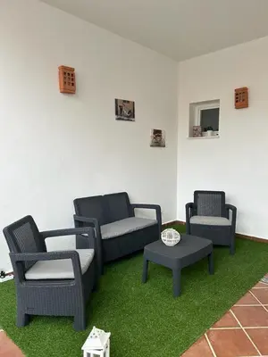 Zona de estar de Hostal Cueva De Los Frailes