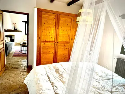 Cama o camas de una habitación en Romantisches Apartment, Finca nahe Malaga