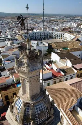 Vista general de Aguilar o vista desde el apartamento