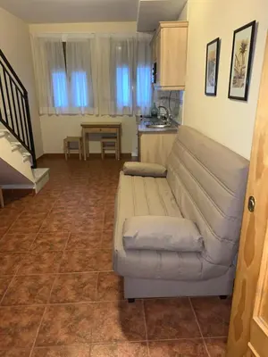 Zona de estar de La Cueva