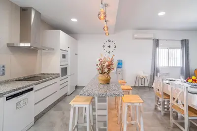Una cocina o zona de cocina en Casa rural Villa Gordito