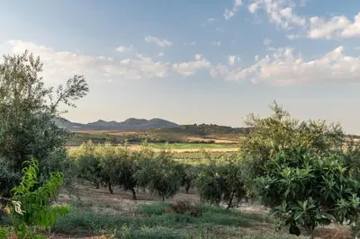 Paisaje cerca of this country house