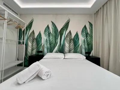 Cama o camas de una habitación en Apartamento El Cardenal