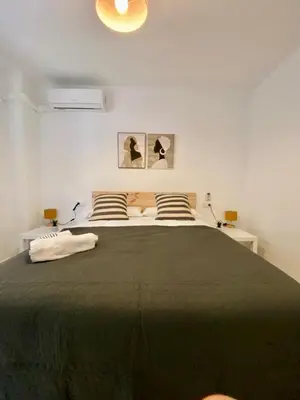 Cama o camas de una habitación en Apartamento nuevo en centro 19743