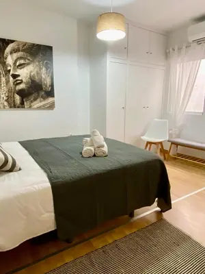 Cama o camas de una habitación en Apartamento centrico y tranquilo
