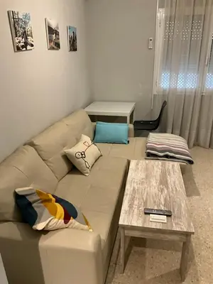 Zona de estar de Céntrico Apartamento Santa Justa