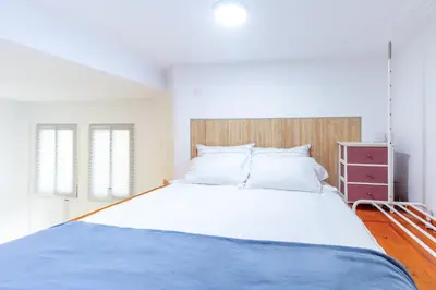 Cama o camas de una habitación en Alohamundi San Esteban III