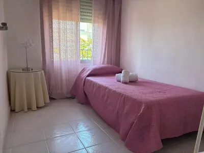 Cama o camas de una habitación en SWEET HOME ALEGRIA-MASCOTAs
