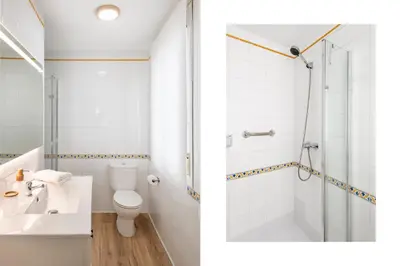 Un baño de Magno Apartments Ave María