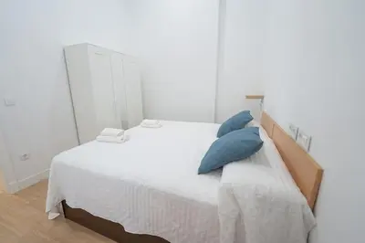 Cama o camas de una habitación en Estudio a estrenar en San Bernardo