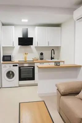 Una cocina o zona de cocina en Alojamiento Baeza California 4B