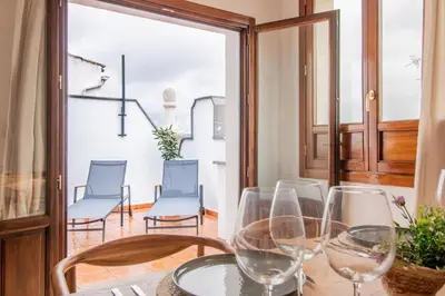 Zona de estar de Apto. El Ático de los Patios