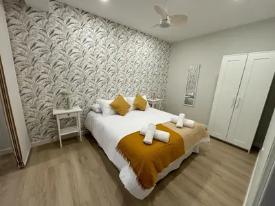 Cama o camas de una habitación en Loft céntrico 16A Córdoba