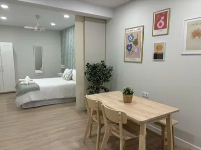 Cama o camas de una habitación en Loft céntrico 16 B Córdoba
