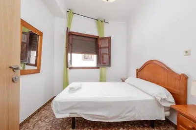 Cama o camas de una habitación en Casa Rural Entrecaminos