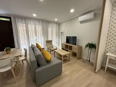 Una televisión o centro de entretenimiento en Loft céntrico 16 C Córdoba