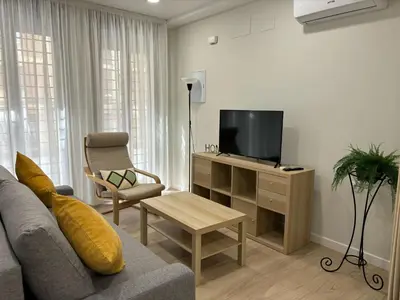 Una televisión o centro de entretenimiento en Loft céntrico 16 C Córdoba